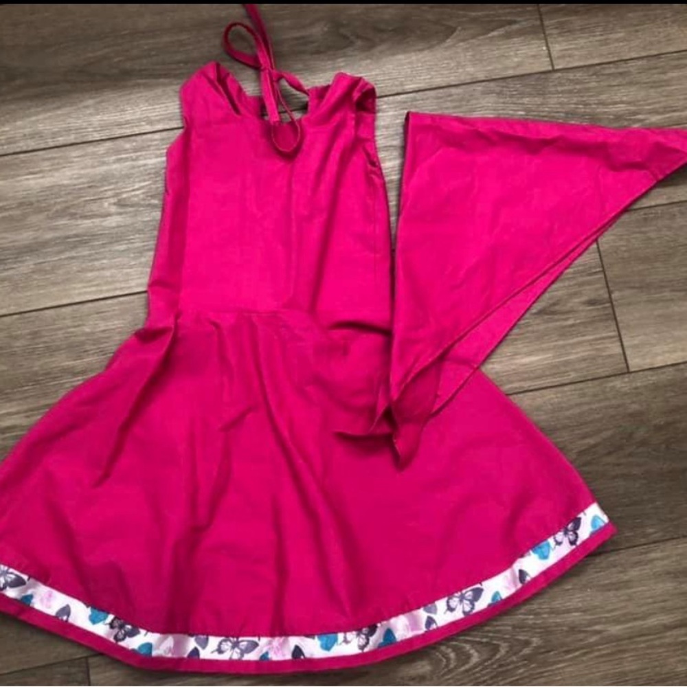 Handmade Masha and the Bear Dress size 2t, had this made for a Masha Costume